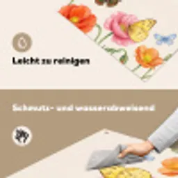 Vlinders - Klaprozen - Illustratie - Kleurrijk Inductie beschemer met haakjes klein -ky-schoon-de