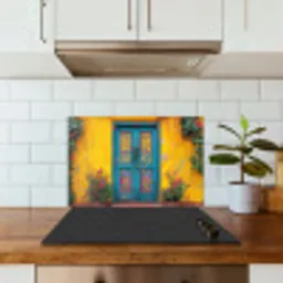 Deuren - Kleurrijk - Planten keuken achterwand spatscherm klein -sfeer2
