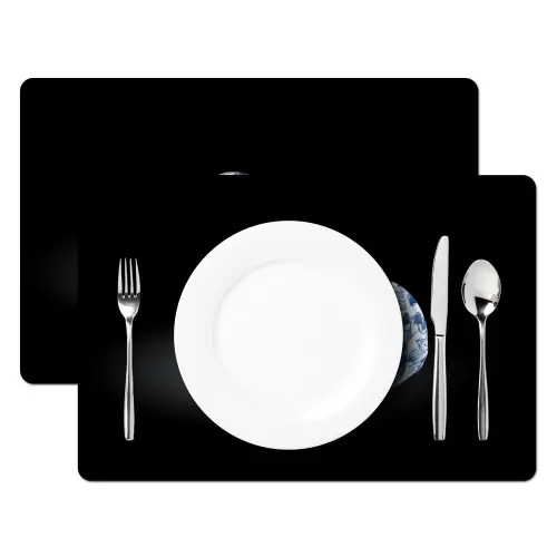 Sushi - Delfts blauw - Rijst - Vis - Elegant Placemat vinyl groot -zzsfeer2_Kitchenyeah-website