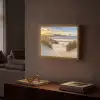 Strand - Duin - Gras - Zonsondergang - Zee Light Box met batterij (Wandlamp) middel -sfeer1