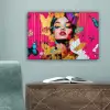 Vrouw - Abstract - Kleurrijk canvas 2cm klein -sfeer4