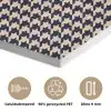 Plaid - Patroon - Ruit - Donkerblauw PET vilt klein 837 -closeup_NL