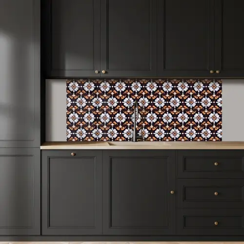 traditioneel - Element - Kleurrijk keuken achterwand 2 middel 871 -sfeer1