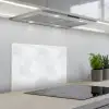 Lichtgrijs - Betonstructuur - Subtiel keuken achterwand spatscherm klein 900 -3d_schuin