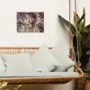 Goud - Marmer - Paars tuinposter los doek klein -sfeer7