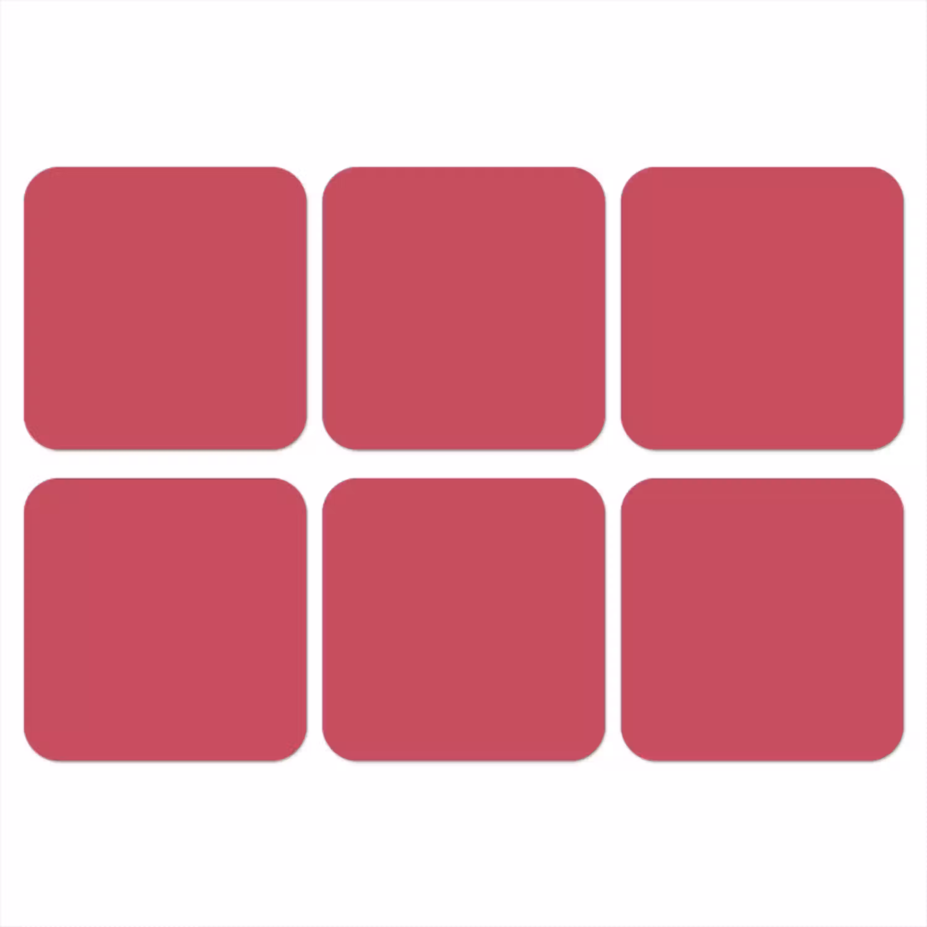 Bold - Berry - Rood onderzetter kurk middel 366 -3d