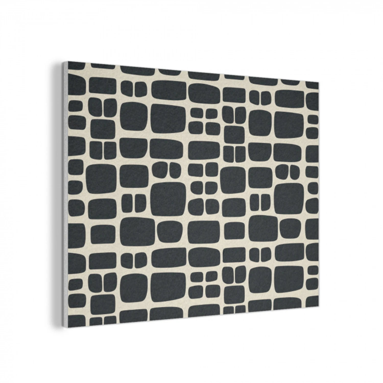 Modern - Organisch - Zwart PET vilt klein 837 -3d