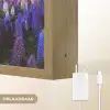 Bloemen - Nacht - Lupine - Sterrenhemel - Paars - Natuur Light Box met batterij (Wandlamp) middel -USP_websiteoplaadbaarNL