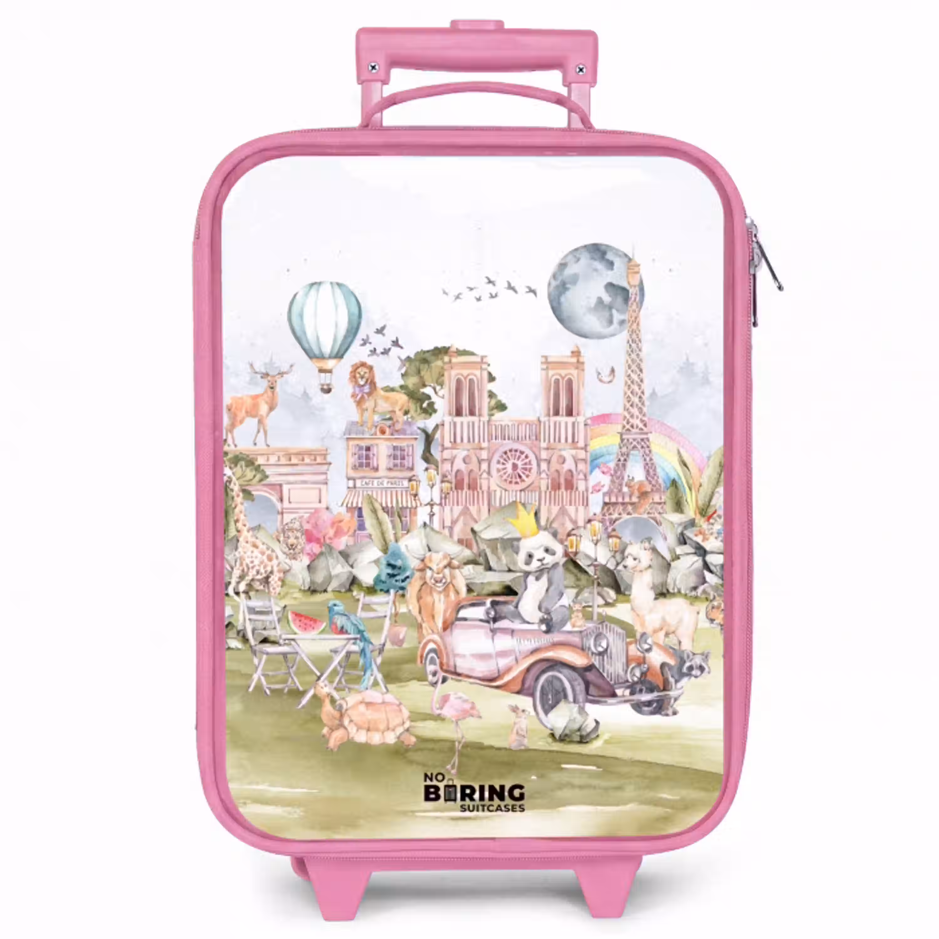 Dierlijke fantasiestad Kinderkoffer - Roze klein -zzz_website3d