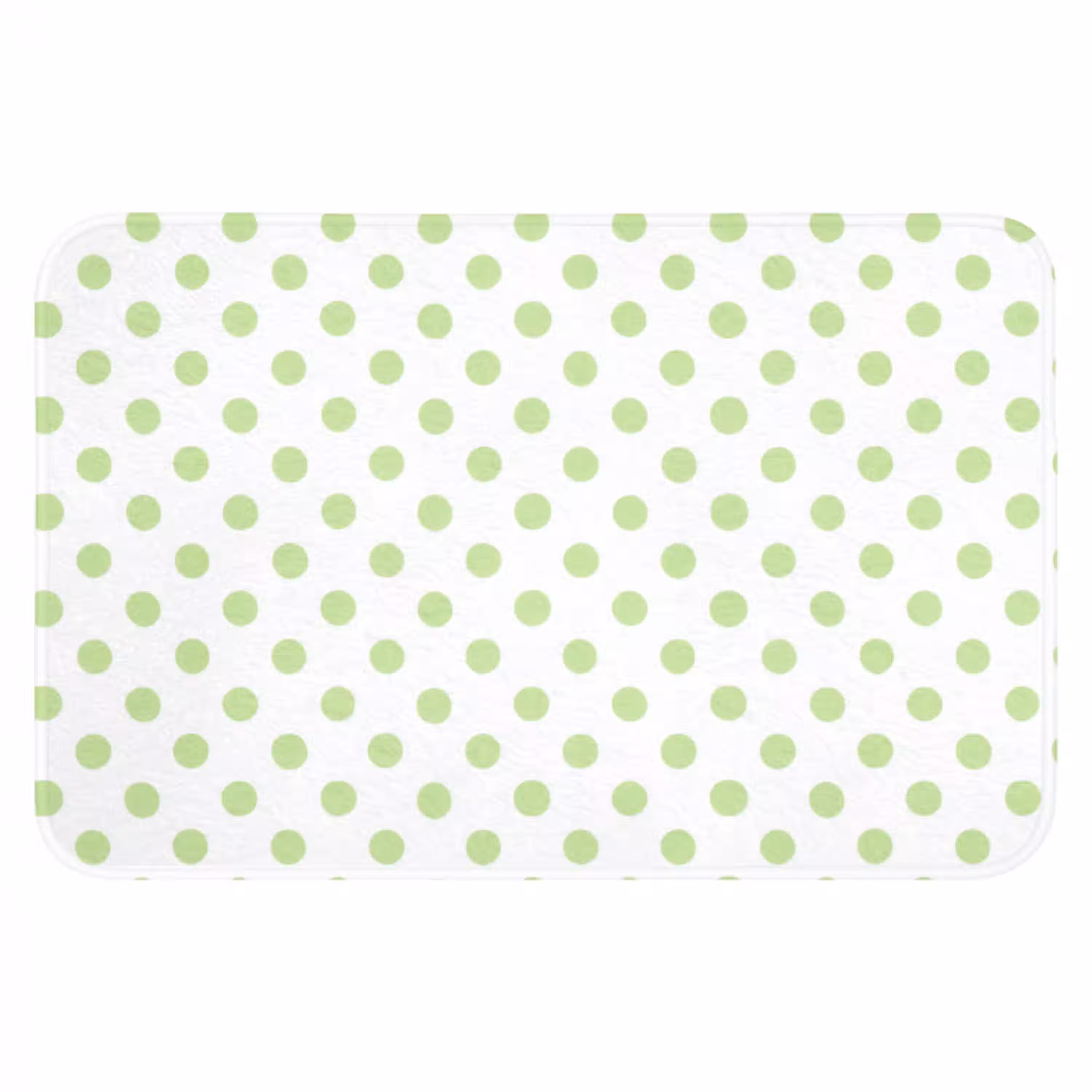 Dots - Klassiek - Groen Badmat klein 997 -3d