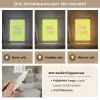 Groen - Roze bonjour - art-deco Light Box met kabel (Tafellamp) klein -USP_lichtkleurNL