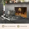 Leeuw - Geschilderd - Abstract - Goud keuken achterwand spatscherm klein -usp_NL