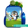 Penalty pinguïn Kinderrugzak - Blauw middel -inhoud_NL