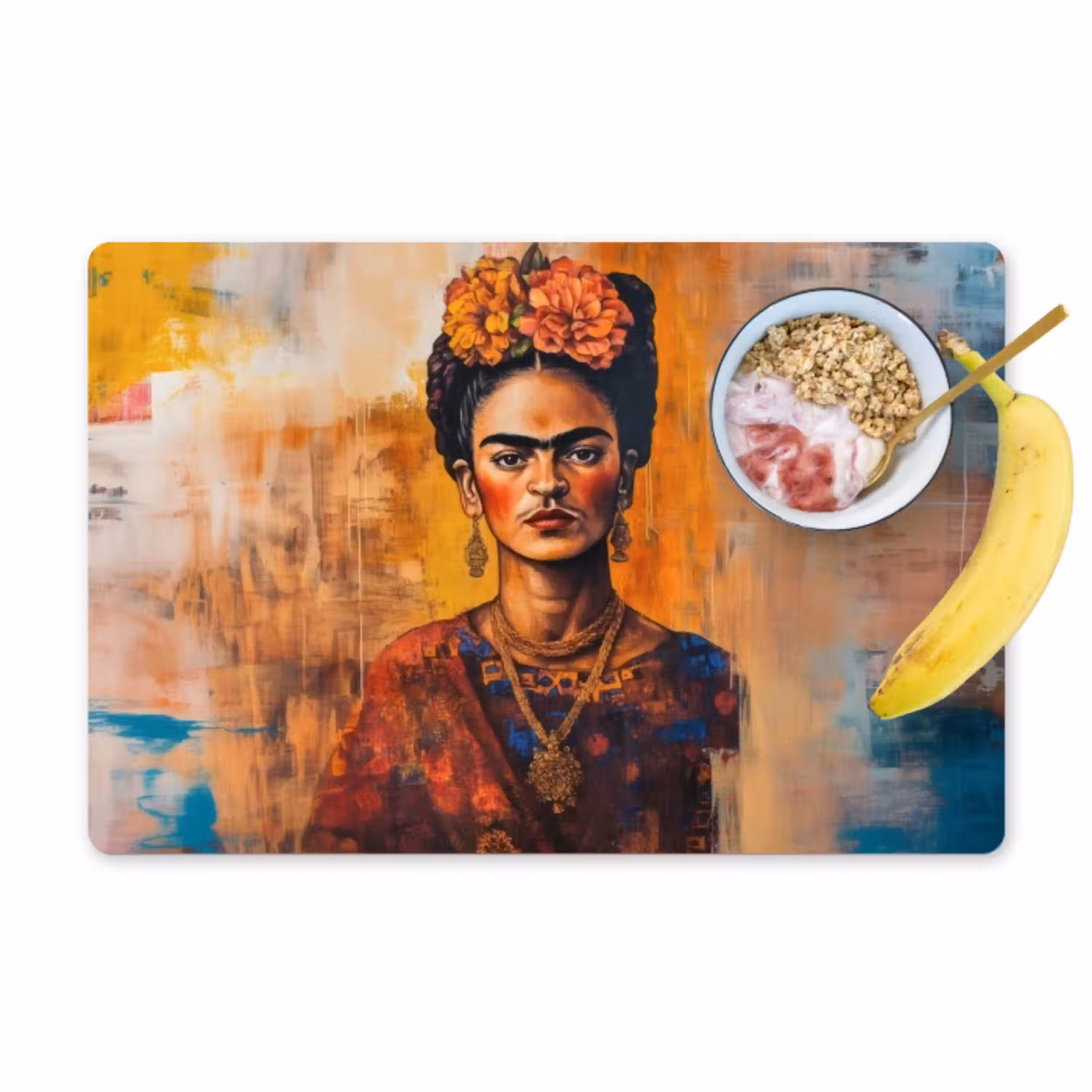 Portret - Sieraden - Schilderachtig Placemat vinyl groot -zzzproduct_Kitchenyeah-website