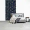 Deco - Waaier - Blauw fotobehang vinyl groot 64 -slaapkamer