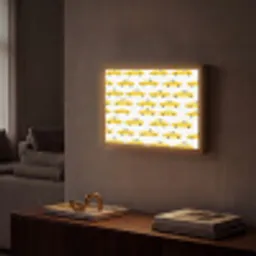 Taxi - Iconisch - Geel Light Box met batterij (Wandlamp) middel 907 -sfeer1