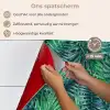 Blauw - Palmbladeren - Afsnijding keuken achterwand spatscherm klein 900 -spatscherm_NL