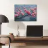 Bloesem - Bloem - Roze - Tak PET vilt klein -sfeer5