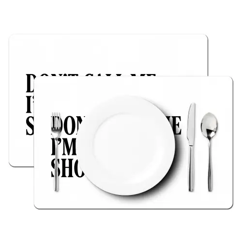 Tekst - Modern - Zwart - Wit Placemat vinyl groot -zzsfeer2_Kitchenyeah-website