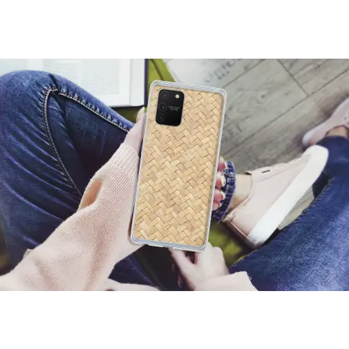Patroon - Beige - Rotan print Telefoonhoesje Samsung Galaxy S10 Lite klein -handS10Lite
