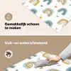 Patroon - Regenboog - Hartjes Inductie beschemer met haakjes middel -ky-schoon-nl
