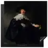 Het huwelijksportret van Marten Soolmans - Rembrandt van Rijn Inductie beschermer vinyl 3mm middel -3d