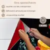 Water - Fruit - Sinaasappel - Aardbei - Kers - Zwart keuken achterwand spatscherm klein -spatscherm_NL