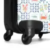 Zomer tegel patroon kleurrijk NBS - Handbagage koffer - Kinderen Unisex middel -wiel