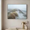 Duinen - Strand - Planten - Natuur Textielframe zwart klein -sfeer2