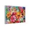 Bloemen - Kleurrijk - Kunst - Olieverf plexiglas 5mm klein -z3d