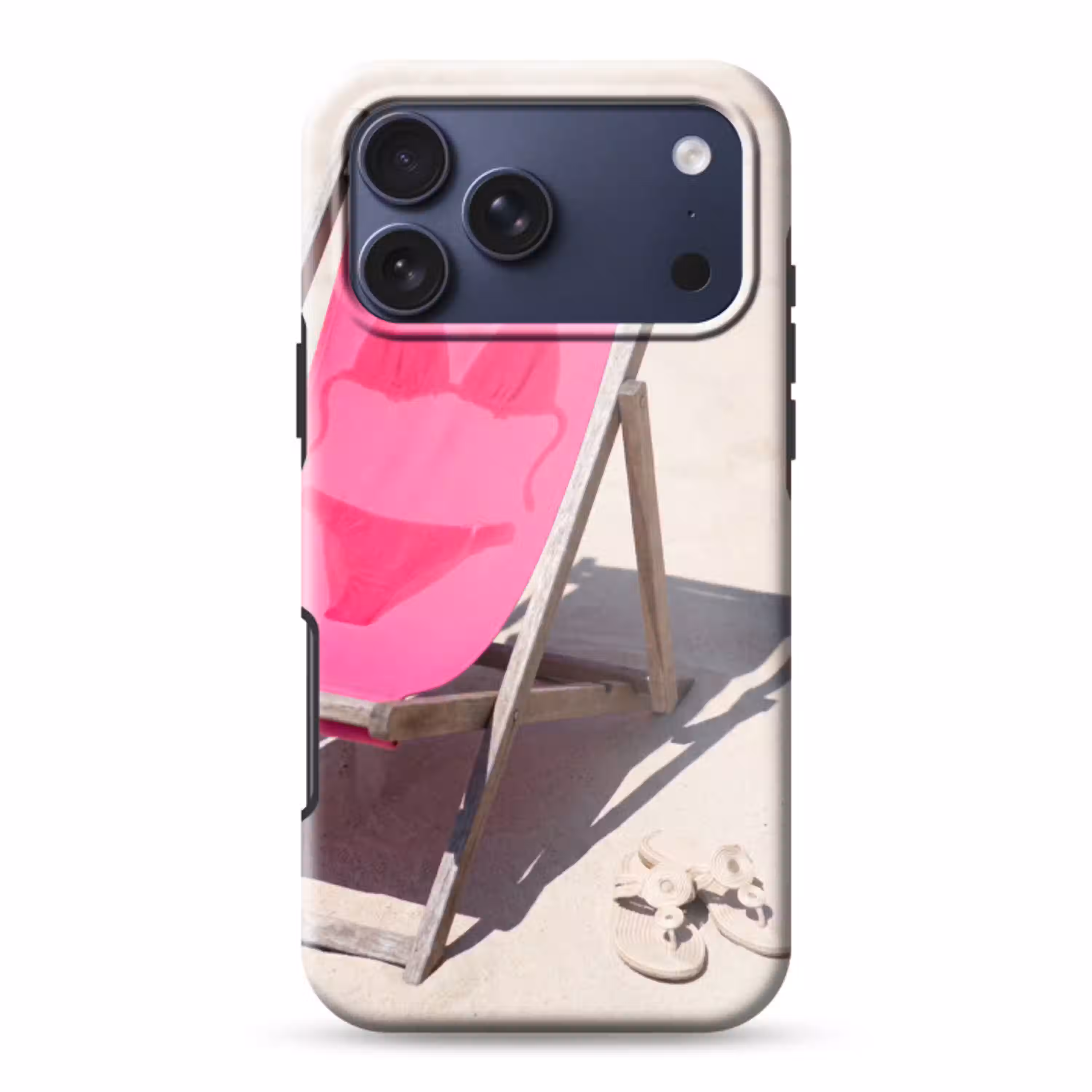 Strand - Ligstoel - Badkleding - Zomer - Roze Toughcase MagSafe Apple iPhone 17 Pro Max klein -3d