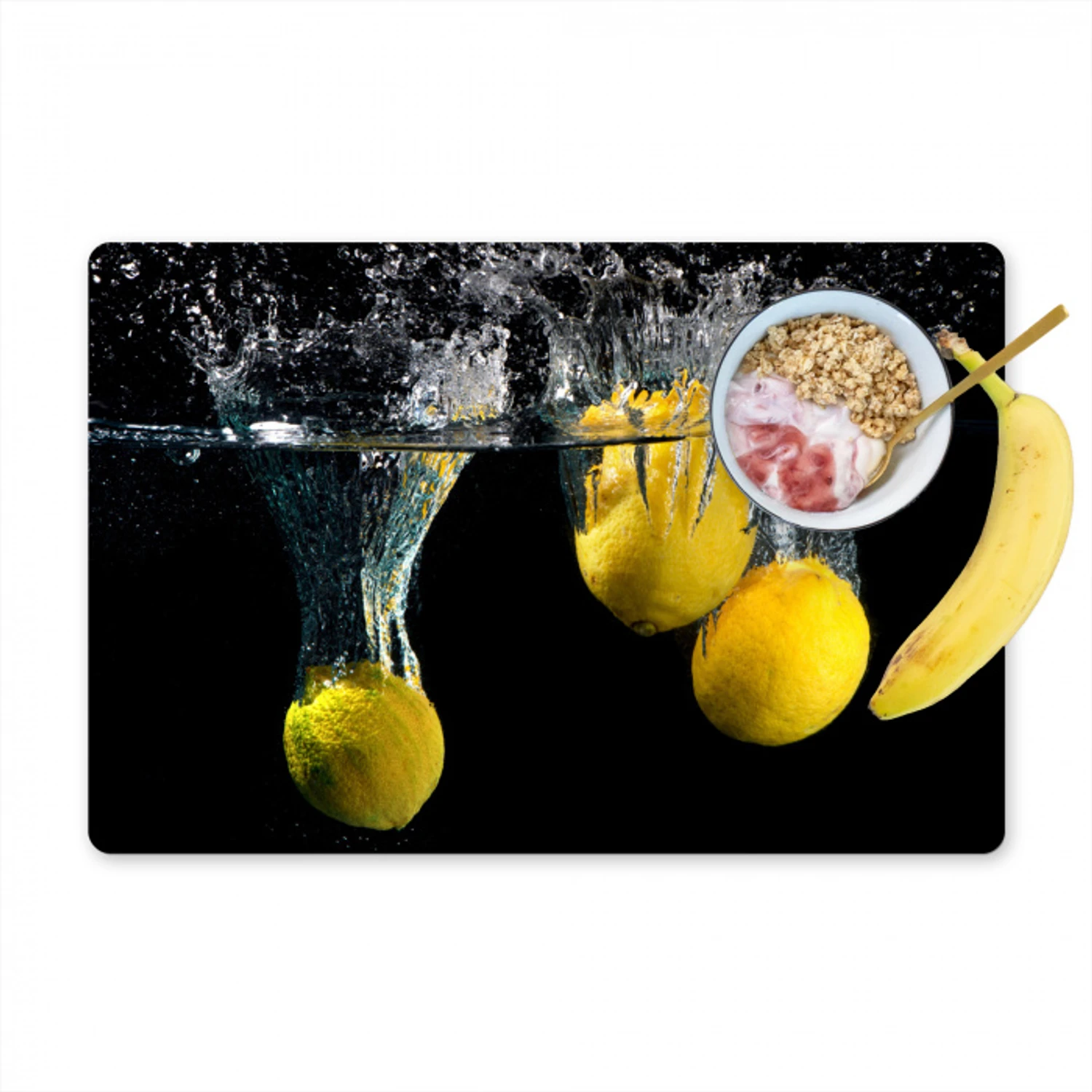 Citroenen in de Schijnwerpers Placemat vinyl groot -zzzproduct_Kitchenyeah-website