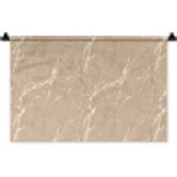 Beige - Marmer - Organisch - Wit Wandkleed katoen klein 269 -zz3d