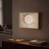 Vogel - Beige - Japandi Light Box met batterij (Wandlamp) middel -sfeer1