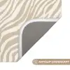 Zebra - Patroon - Beige WCmat klein 1009 -USP_AntislipNL