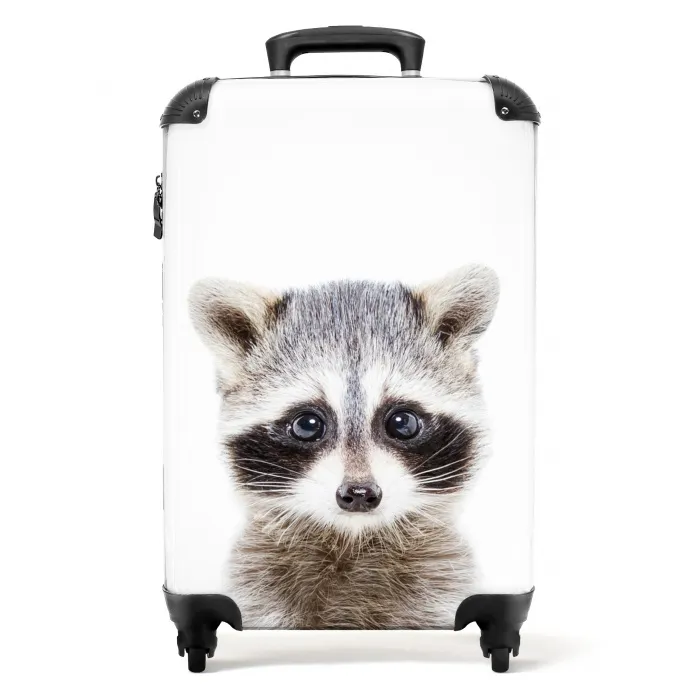 Rachid Racoon Koffer - NBS - Handbagage middel -productfoto_recht