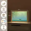 Bootje - Water - Bladeren - Bloesems Light Box met kabel (Tafellamp) klein -USP_websiteoverzichtNL
