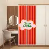 Ciao bella - Tekstwolk - Strepen - Oranje deurposter klein -sfeer3