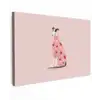 Hond - Hartjes - Roze canvas 2cm klein -z3d