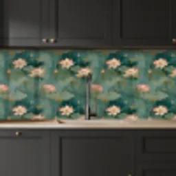 Botanisch - Bloemen - Roze keuken achterwand 2 middel 871 -sfeer1