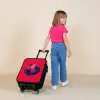 Voetbal - Verf - Blauw - Rood Kinderkoffer - Zwart klein -sfeer1