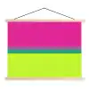 Strepen - Modern - Kleurrijk textielposter latten blank klein -3d