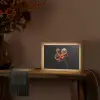 Orchidee - Doorzichtig - Bloem Light Box met kabel (Tafellamp) klein -sfeer4