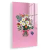 Bloemen - Quote - Kaartje - Kleurrijk plexiglas 5mm klein -zzzproduct_nieuw