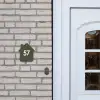 Donkergroen - Traditioneel Naambord Huisje klein -sfeer1