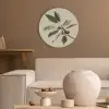 Tak - Groene Bladeren - Vruchten Akoestische PET Vilt - Rond klein -sfeer1