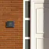 Donker steen - Klassiek Naambord Rechthoek middel -sfeer3-rechthoek-S