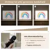 Regenboog - Kinderen - Meisje Light Box met batterij (Wandlamp kind) middel -USP_dimbaarNL