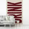 Rood - Vintage - Decoratie - Japandi fotobehang vinyl groot -woonkamer