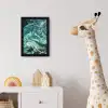 Oceaan - Water - Zee - Luxe - Groen - Turquoise fotolijst zwart zonder passe partout klein -usfeer4_kinderkamer